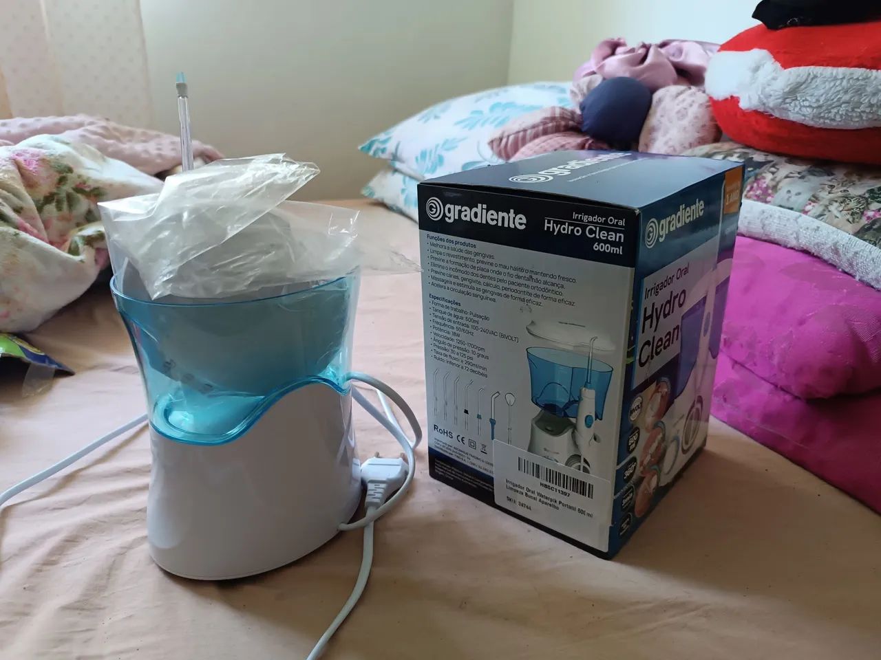 Irrigador oral hydro clean novo - Foto 2