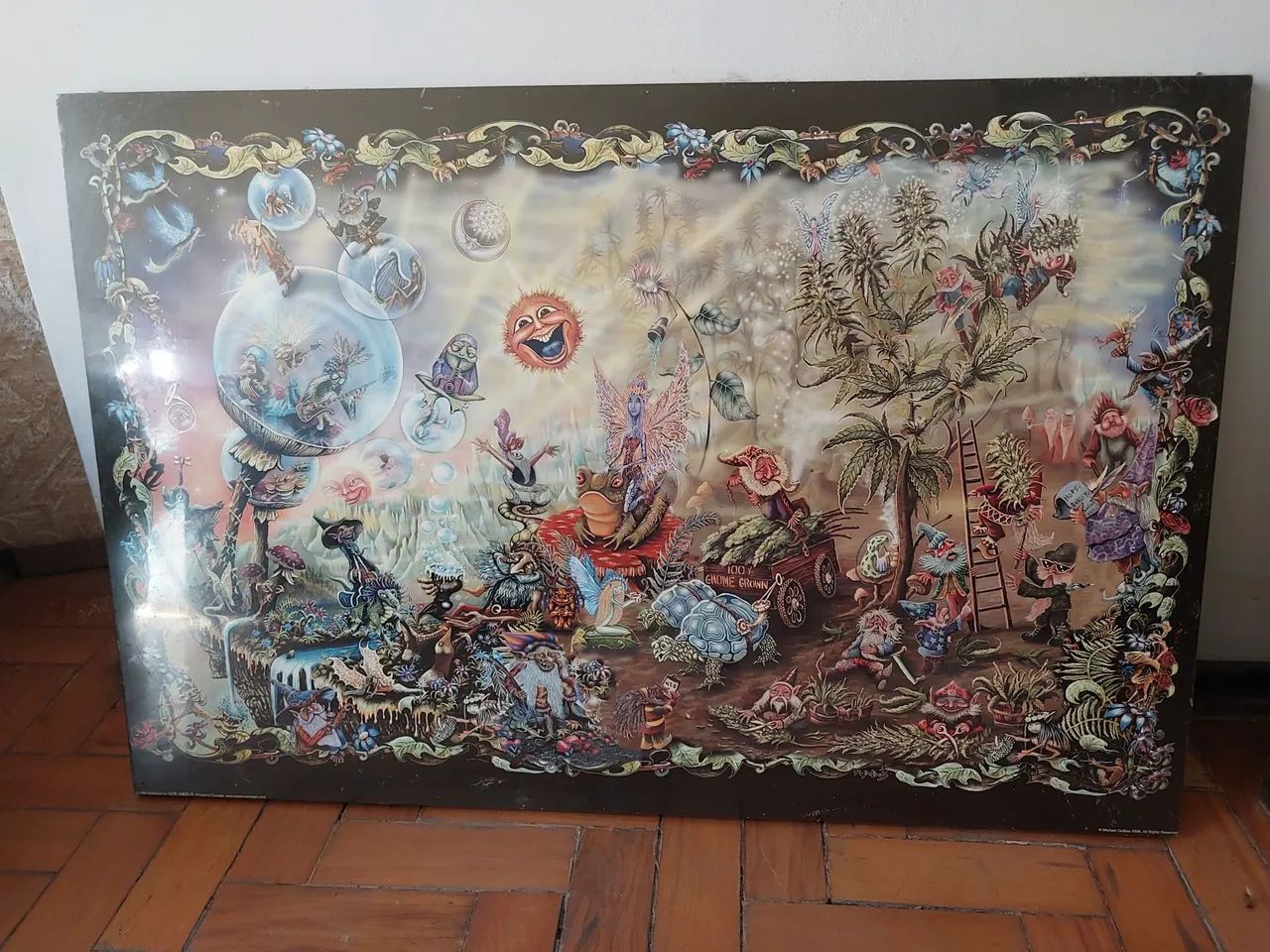 Quadro Decorativo Gnomo Growin