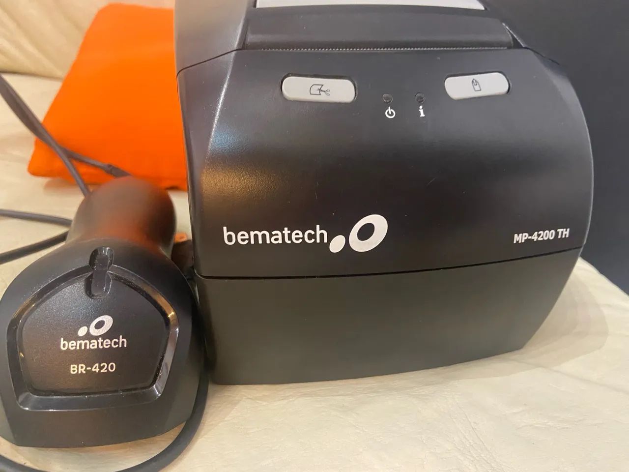 Kit Leitor de Código de Barras+Impressora Térmica Bematech MP 42000 TH - Foto 2