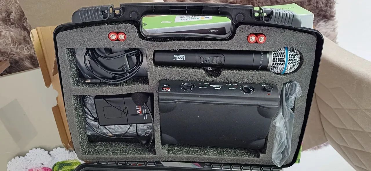 Microfone Sem Fio JWL duplo - Foto 2