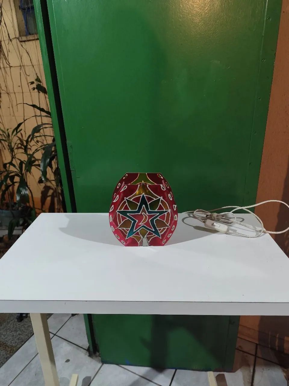 Luminária Vitral Decorativa Estrelada - Foto 2