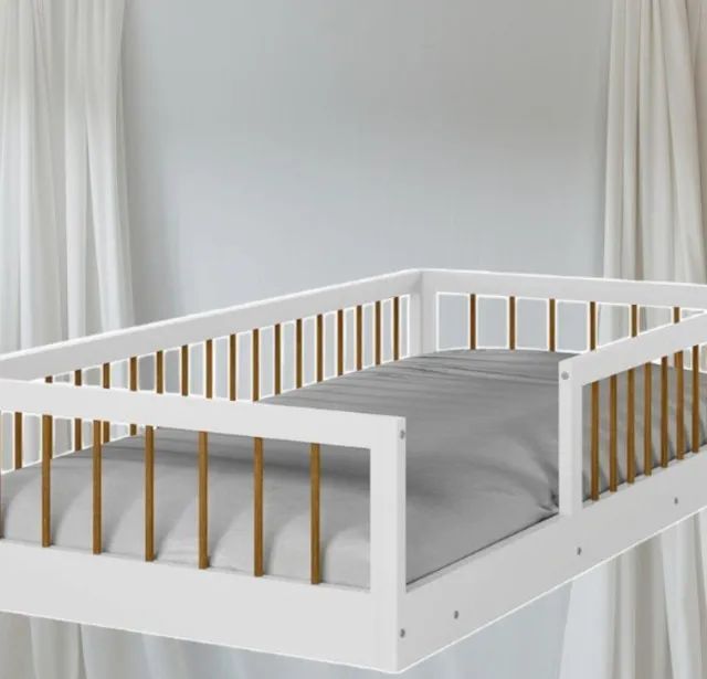 Cama Solteiro Tamanho Padrão Baixa com Grade. Produto Novo Direto de Fábrica P/Sua Casa. - Foto 2