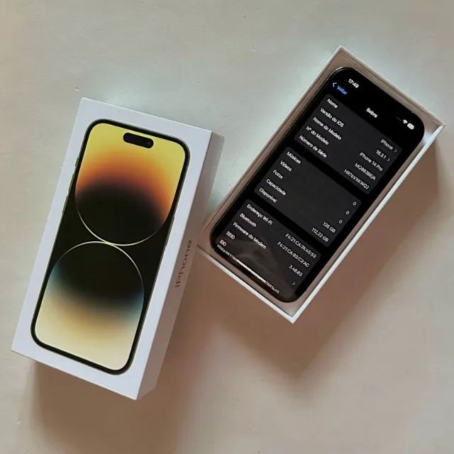 iPhone 14 Pro 128GB (Dourado) - Foto 5