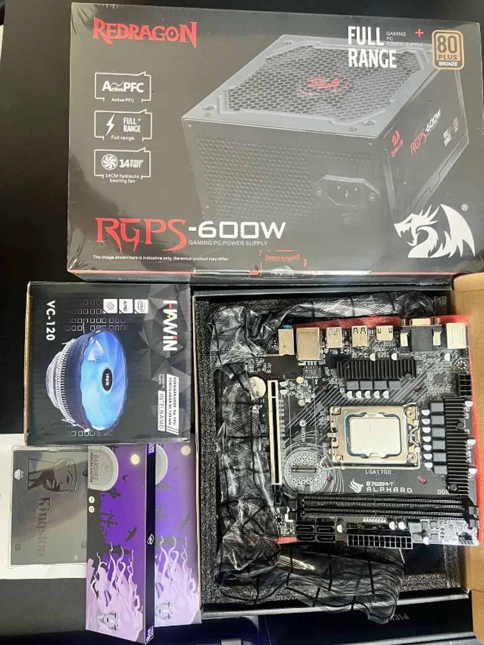 Kit Upgrade I5 12400F - 16GB - Fonte 600w RedDragon - Foto 4