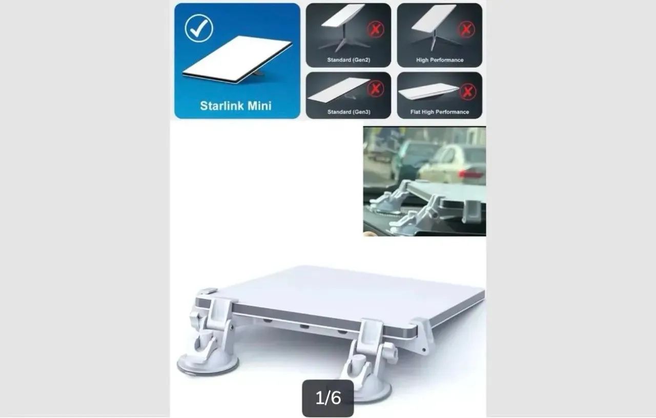 Suporte veicular para Starlink Mini  - Foto 2