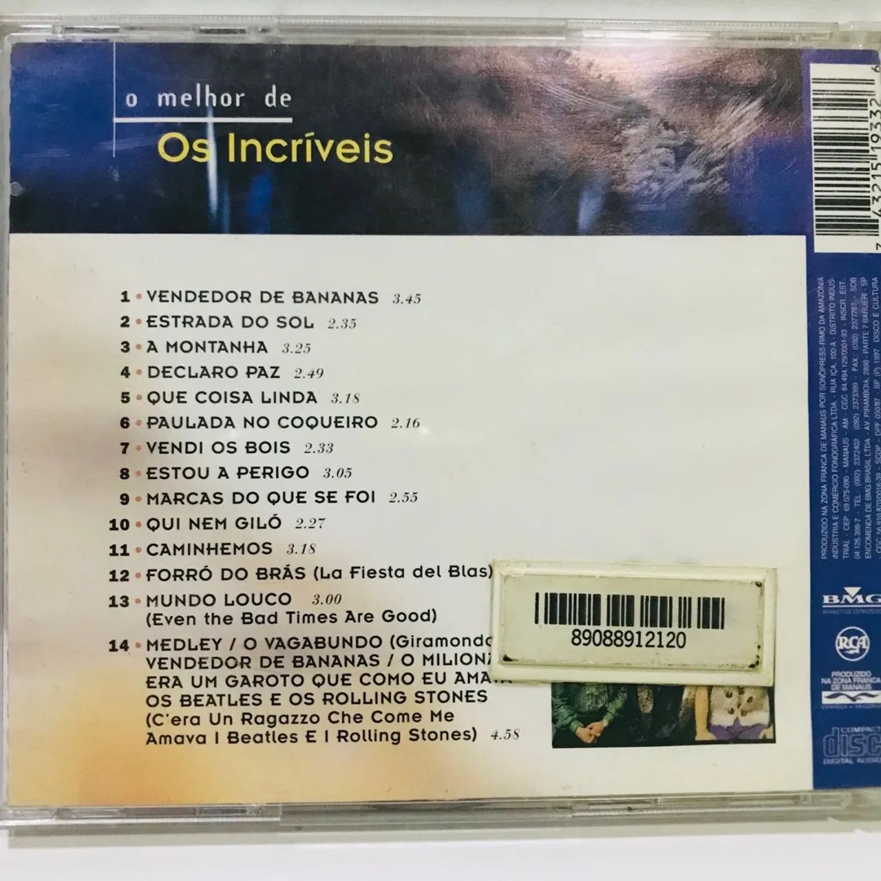 CD Os Incríveis - O melhor de Os Incríveis - Foto 2