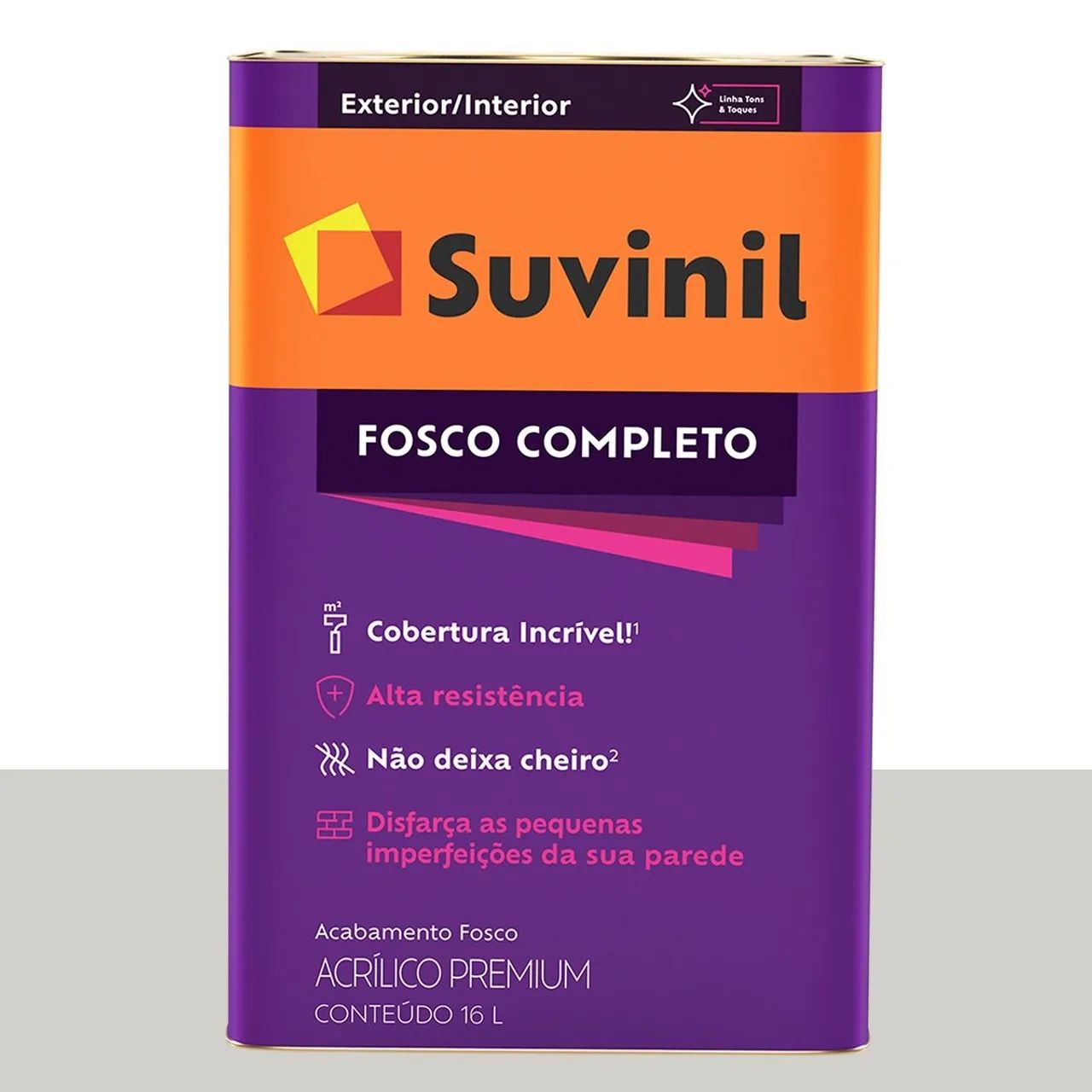 Tinta Acrílica Fosca Suvinil Crômio 16 L - Foto 2