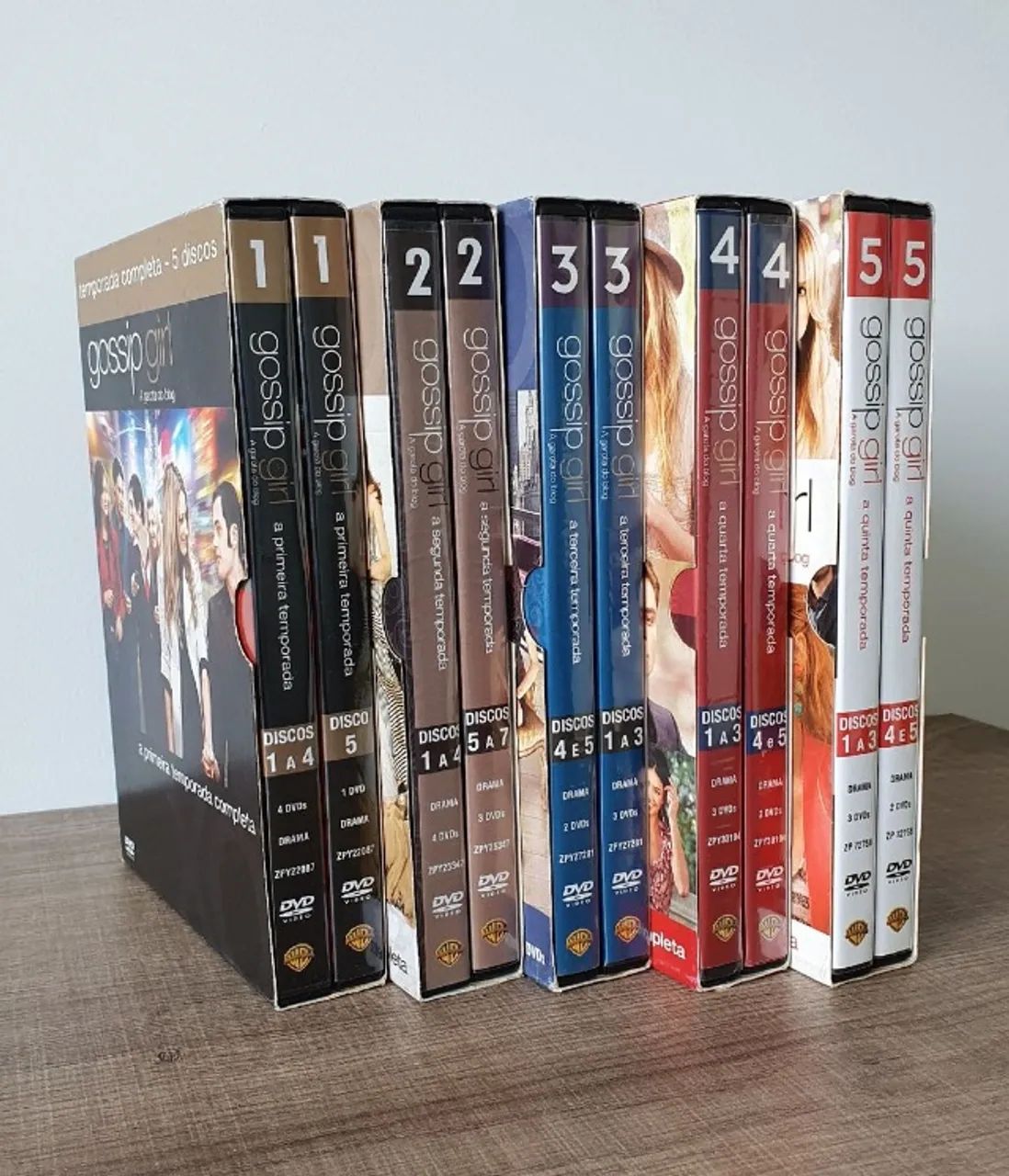DVDs Gossip Girl (valor pela coleção)