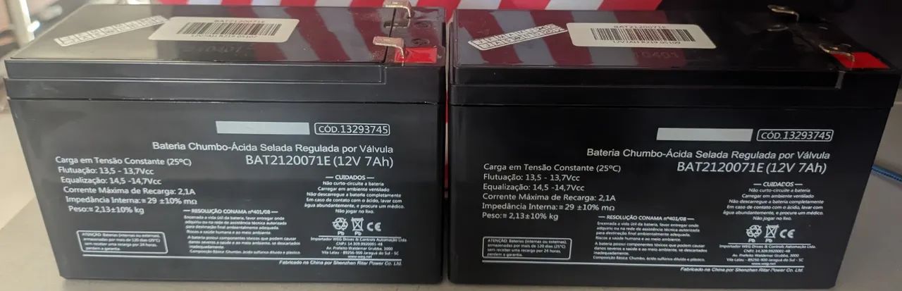 Bateria 12v 7Ah