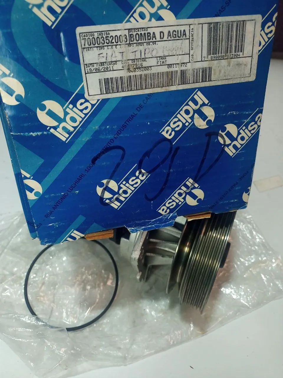 Bomba d'água INDISA para  Fiat (1984/1995) - Foto 5