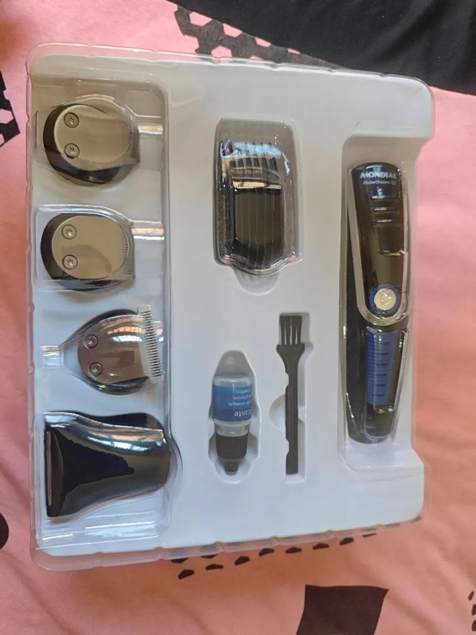 Máquina de cortar cabelo, nova e com todos os acessórios, usada 1x - Foto 4