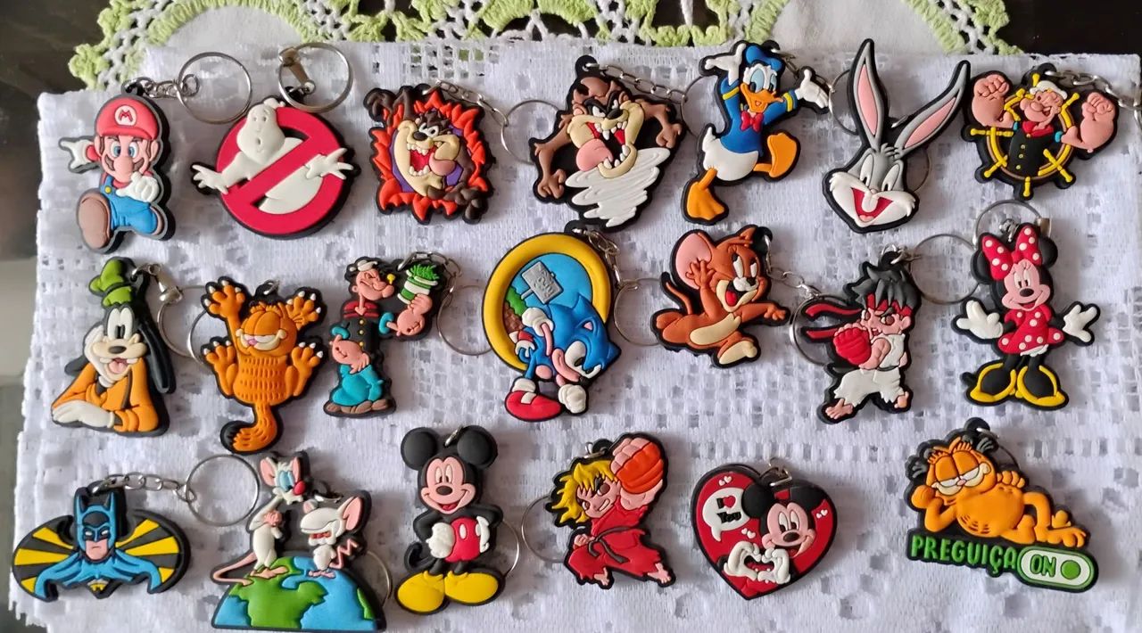 Vendo chaveiro emborrachado personalizado-Unidade