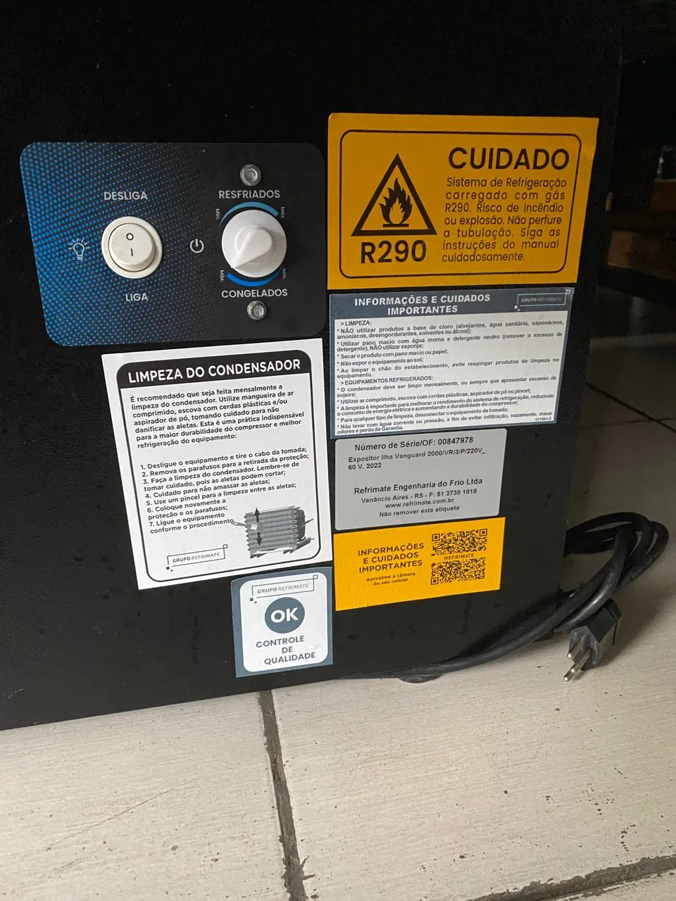 Ilha pra congelados e frios Refrimate 2 metros  - Foto 6