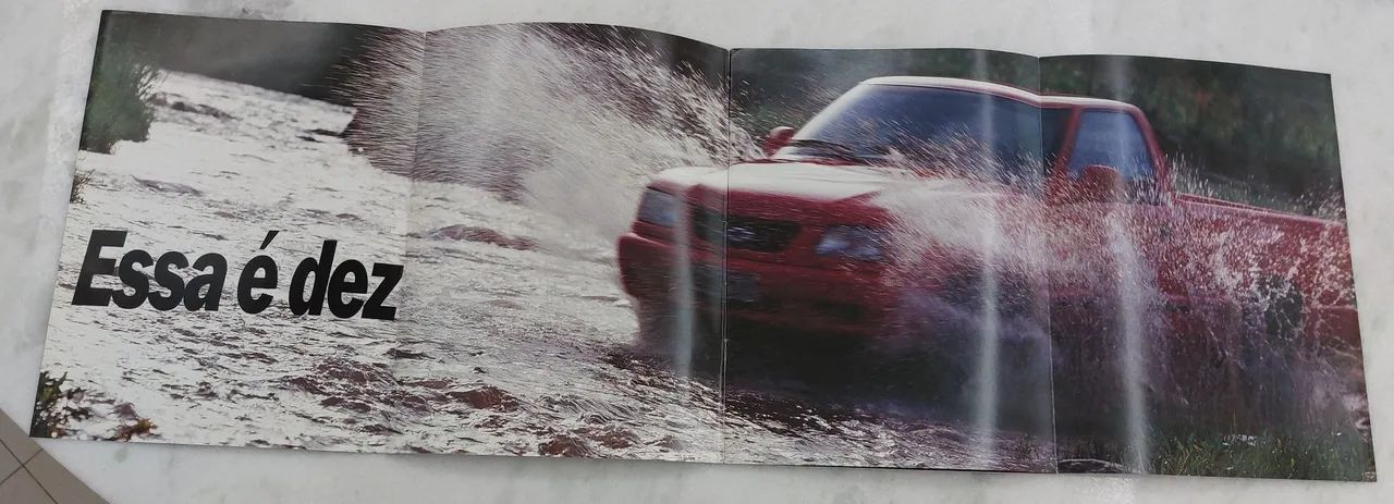 Folheto de 1995 do lançamento da Chevrolet S10 - Foto 3