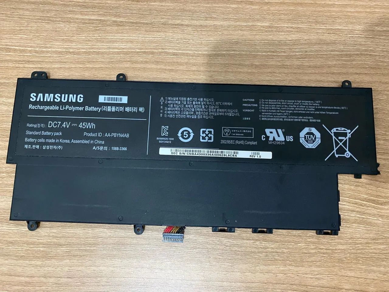 Bateria Samsung Notebook - DC7.4V 45Wh