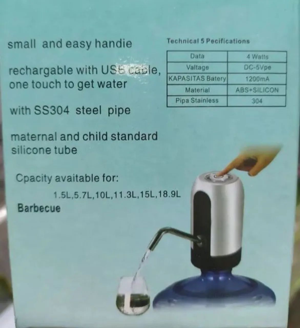 Dispensador de água automático para galão - Foto 2