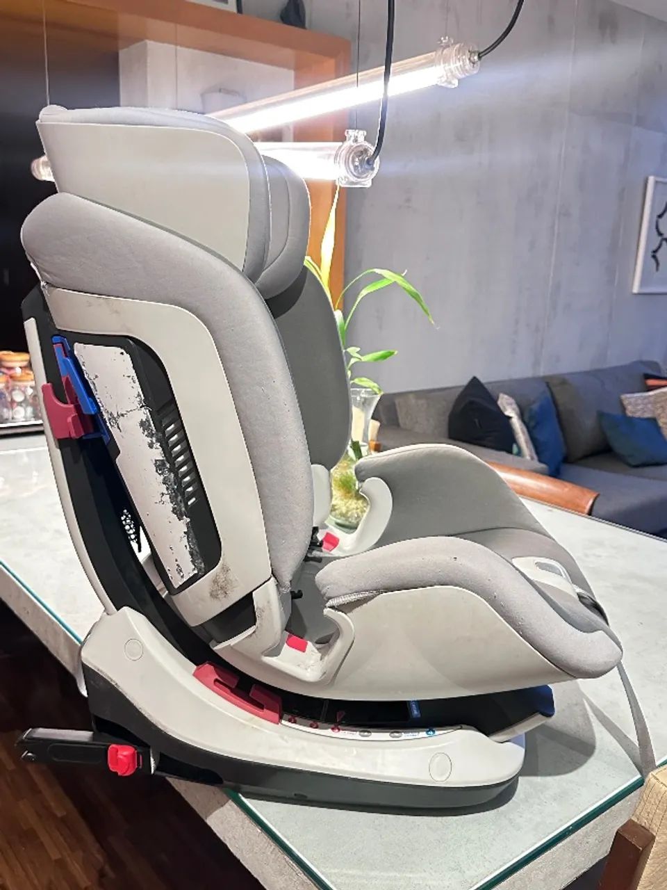 Cadeirinha Infantil Chicco Isofix 56951 - 0+, I, II - Até 25kg - Impecável - Asa Sul - Foto 5