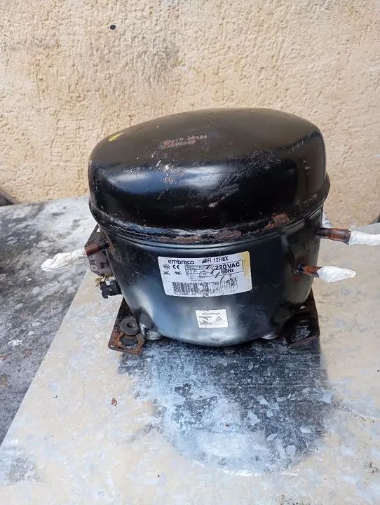 Compressor 1/3+ Embraco FI 12HBX 220V 60Hz - Foto 2