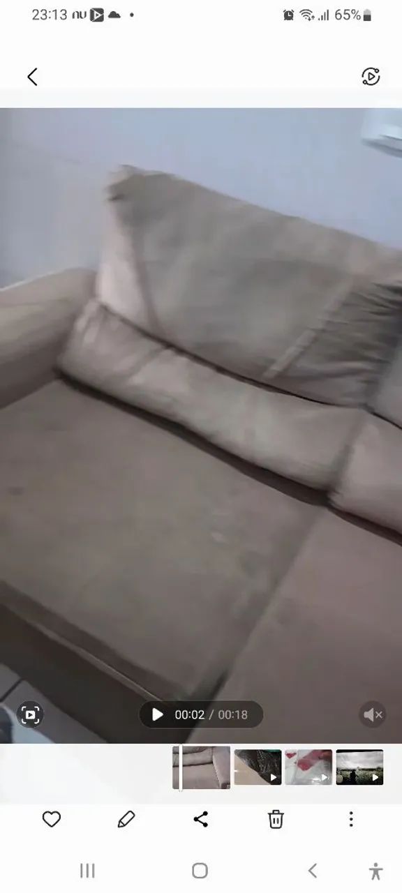 Sofá retrátil 3 lugares64330585003138123