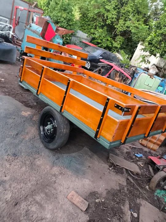 Carreta para micro trator yanmar Tobata  - Foto 2