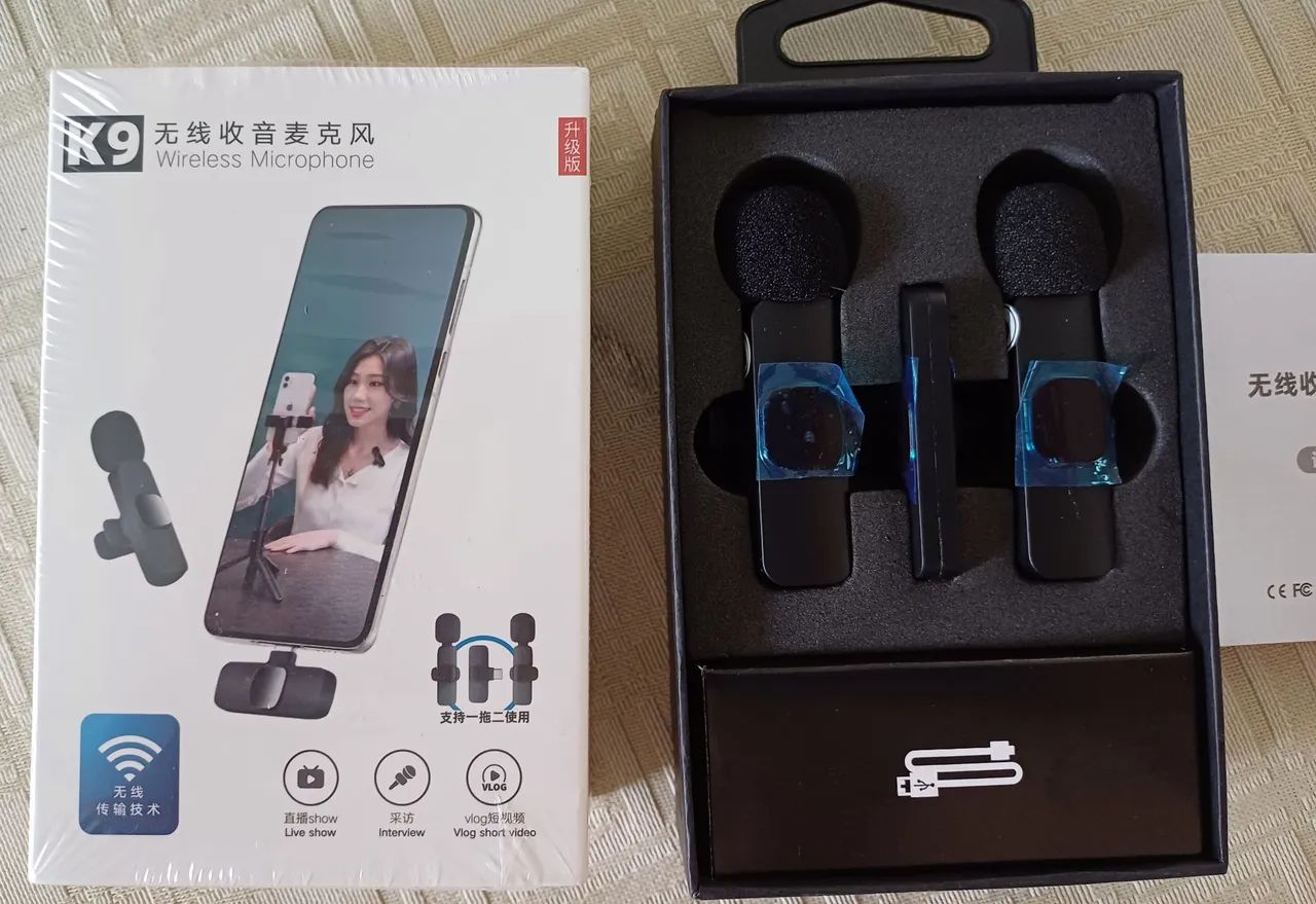 Microfone lapela Bluetooth  tipo C  - Foto 2