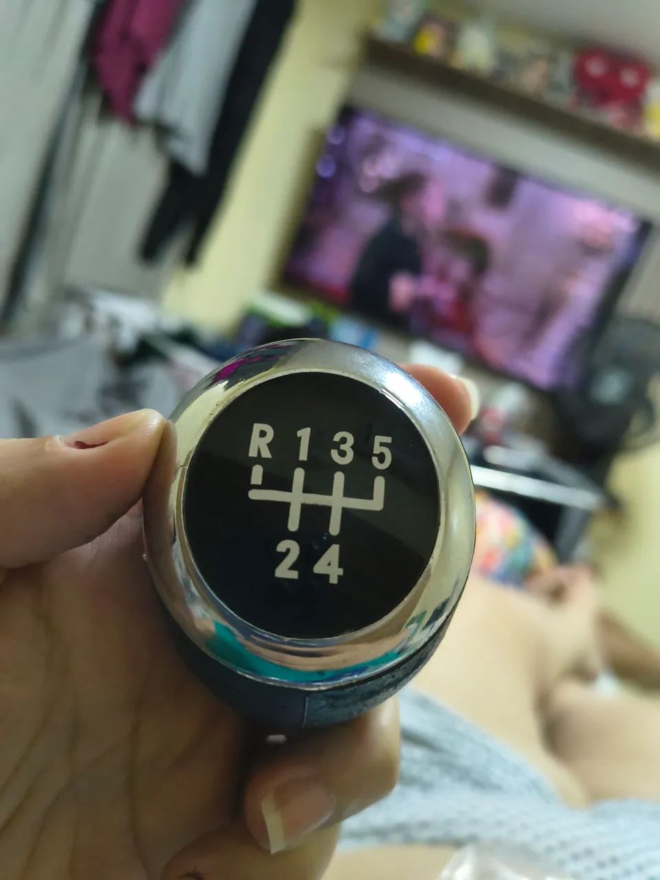 MANOPLA BOLA DE CÂMBIO MARCHA PRETA ONIX PRISMA 2013 2014 2015