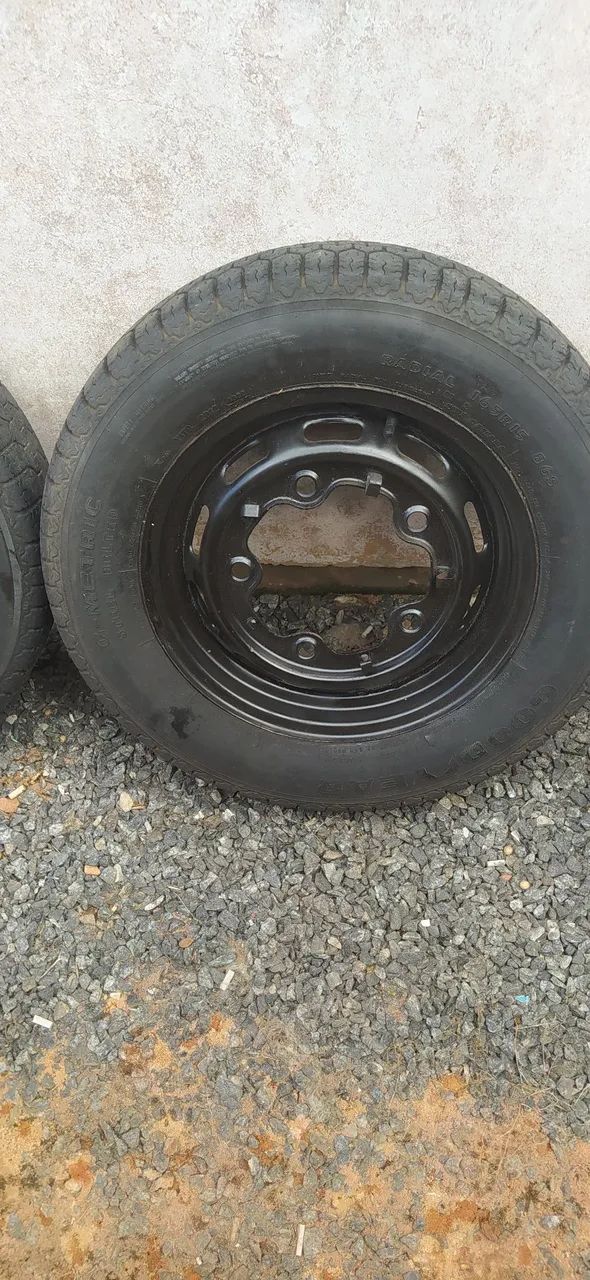 Rodas 15"  VW Fusca c/ pneus  - Foto 4