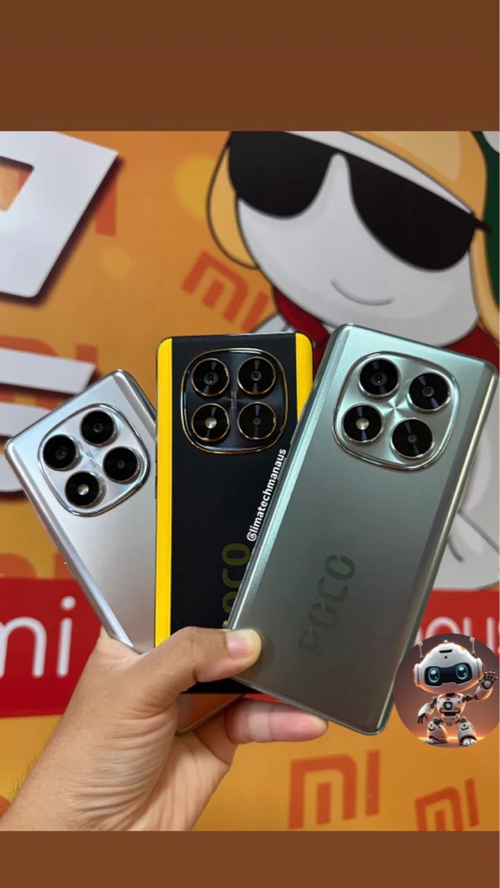 POCO X7 5G 256 GIGAS / 8GB DE RAM LACRADO ENTREGA GRÁTIS - Loja Lima Tech Manaus
