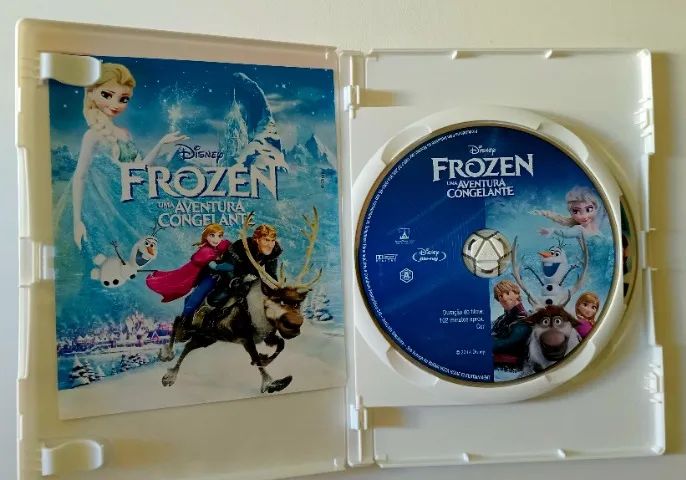Kit 02 Dvds Ratatouille e Frozen Dvd e Blu-Ray  - Foto 3