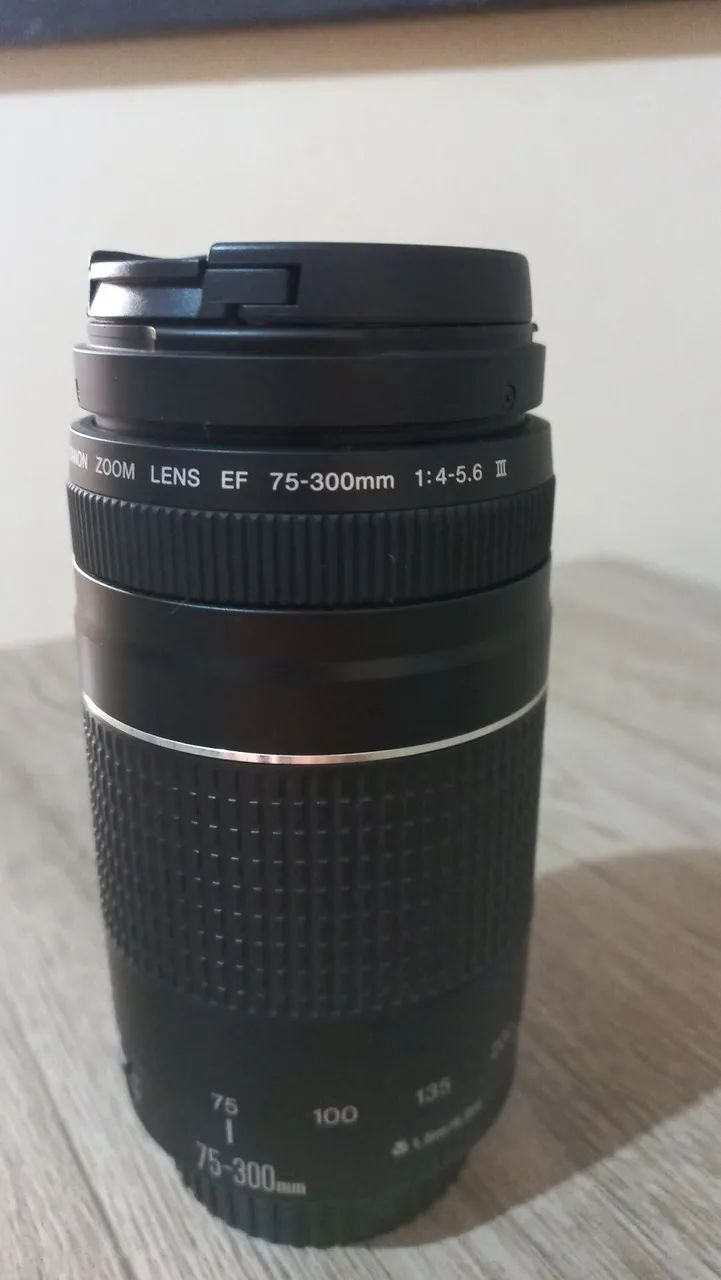 Lente Canon 75-300mm nova nunca usada - Foto 2