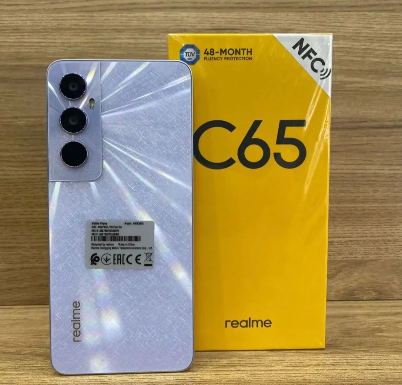 **Realme C65 256/8** Celular lacrado Lilás + entrega grátis 