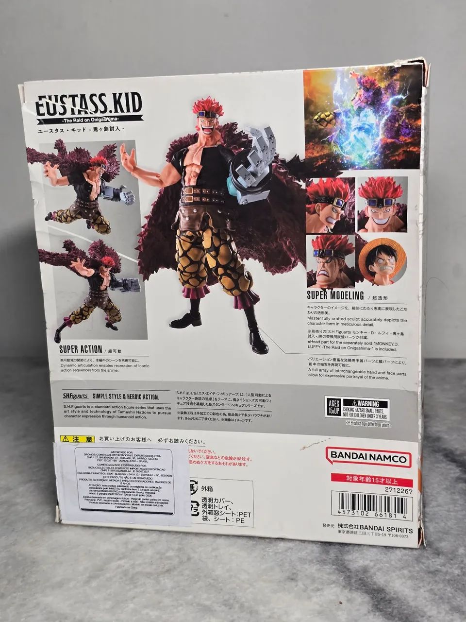 One Piece Eustass.Kid shfiguarts original bandai - Foto 2