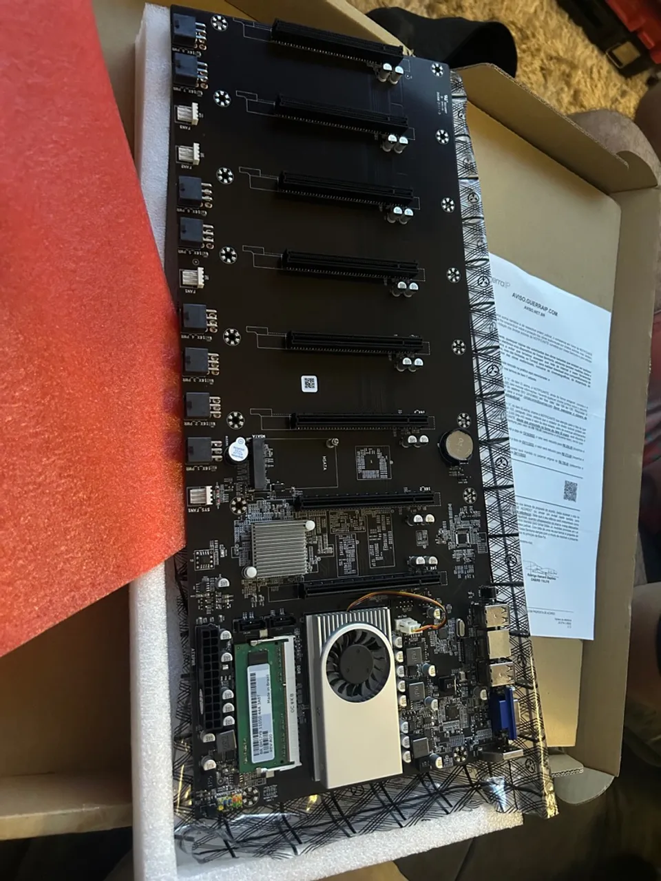 Placa Mãe para Mineração 8 GPU