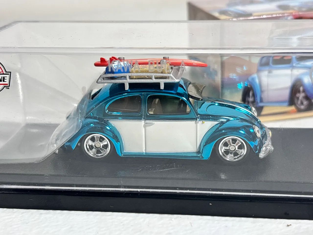 Raro fusca Hot Wheels RLC Exclusive Kawa-Bug-A Volkswagen Beetle