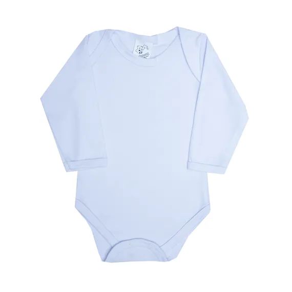 Body suedine branco manga comprida