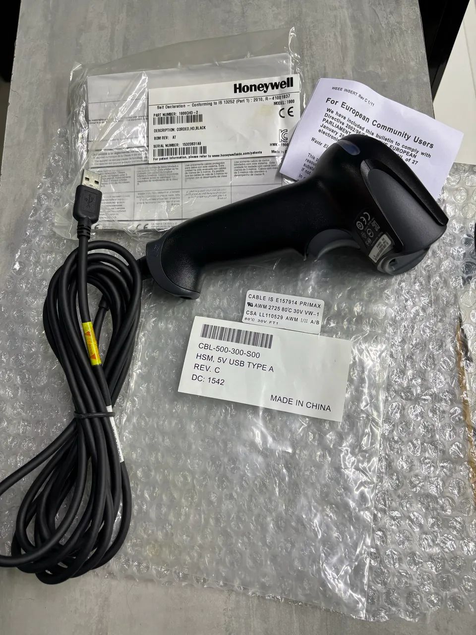 Leitor de código de Barras Honeywell 1900G-HD Xenon 19002d - Foto 4