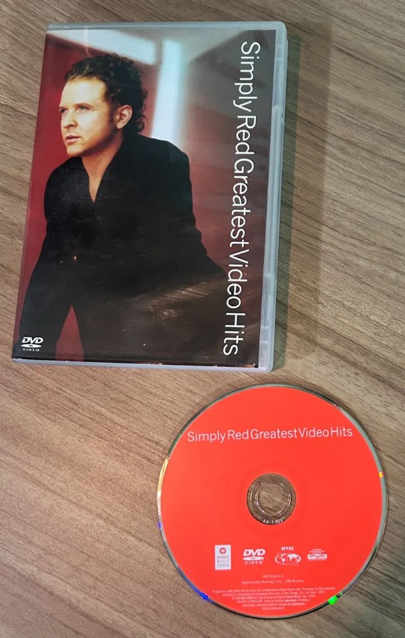 DVD SIMPLY RED GREAYEST VIDEO HITS - Foto 3