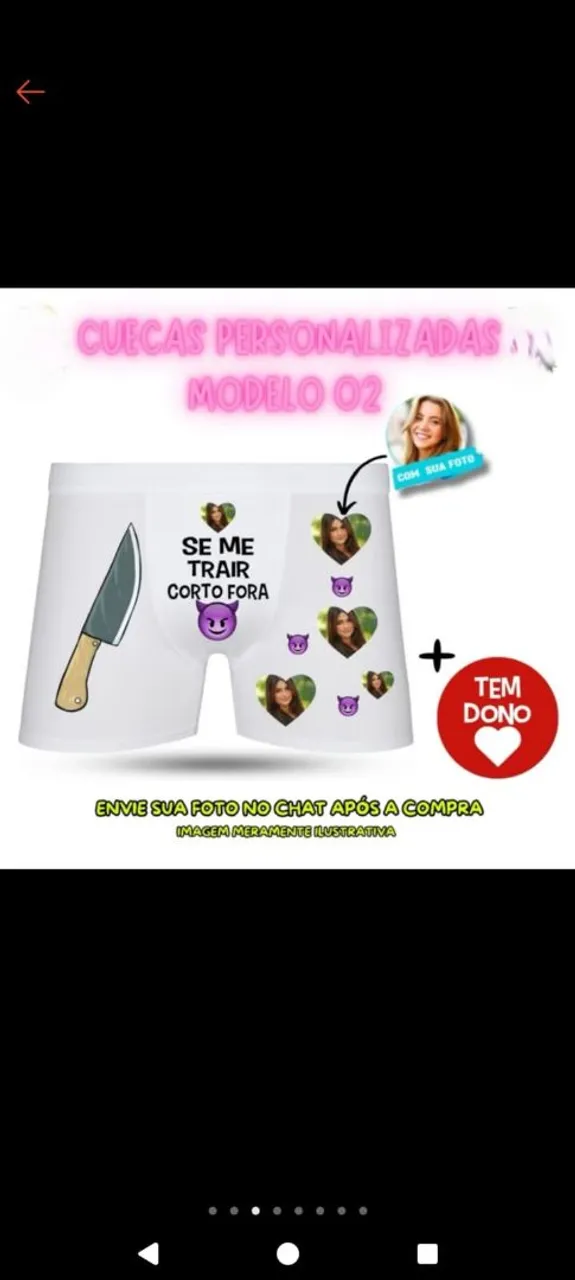 ?Cueca Personalizada do seu jeitinho ?