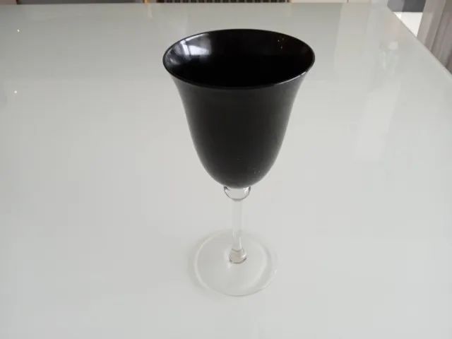 Conjunto de 4 Taças em Vidro Preta 22 cm x 10 cm x 10 cm - Foto 3