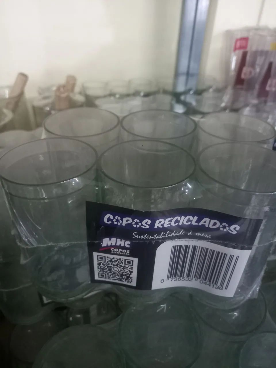 Kit 6 Copos de Vidro Reciclado - Oferta! - Foto 2