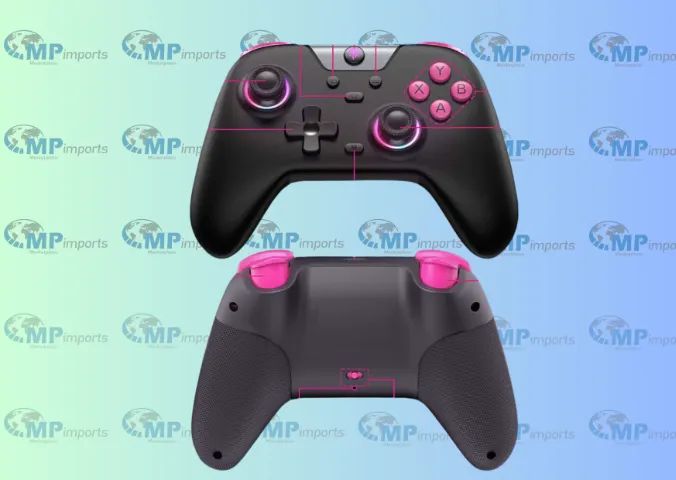 Loja MP Imports: Controle de jogo multiplataforma EasySMX® X05 com joysticks de efeito Hal - Foto 2