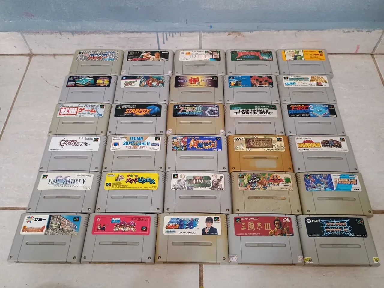 lote de  fitas super nintendo original - Foto 4