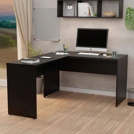Mesa 1.50x1.60 em L Escritório - Design Moderno e Funcional
