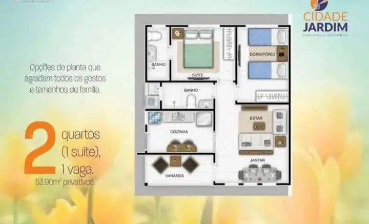 Alugo casa no  Cidade Jardim ( 2 quartos sendo uma suíte)  - Foto 3
