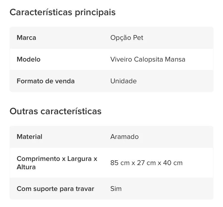 Gaiola/viveiro para calopsita  - Foto 3