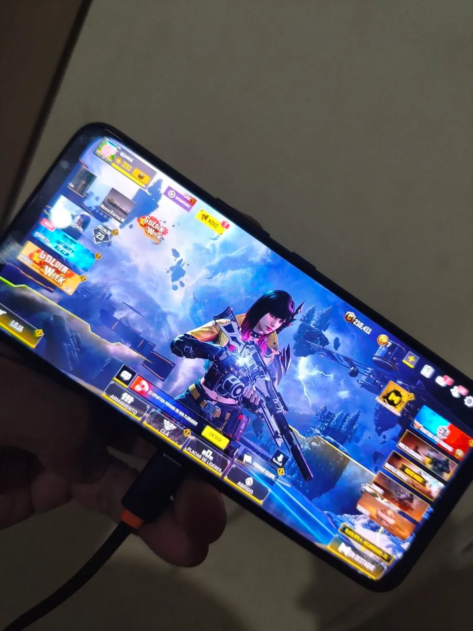 ROGPHONE 6 BRANCO, 12GB RAM, 128 GB DE ESPAÇO, 165 HZ, ULTRA PEFORMANCE EM JOGOS!!
