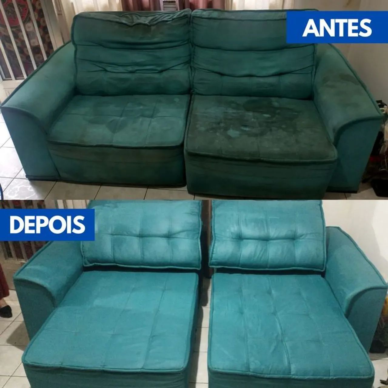 Limpeza de sofá tapetes bancos de carros  cortinas protona etc.. - Foto 3