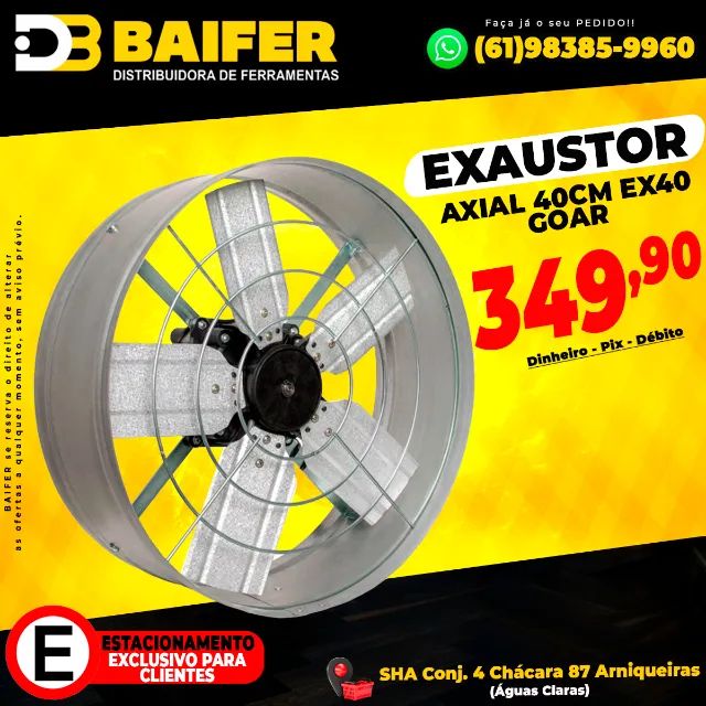 Exaustor Axial 40cm EX40 Goar