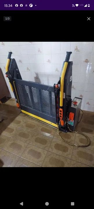 Rampa de vans para acessibilidade 