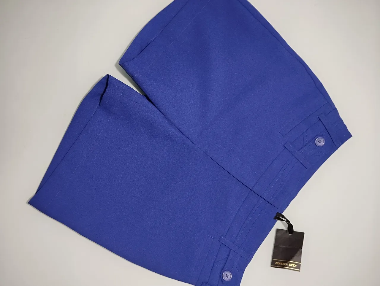 Shorts em alfaiataria Azul - Tamanho P